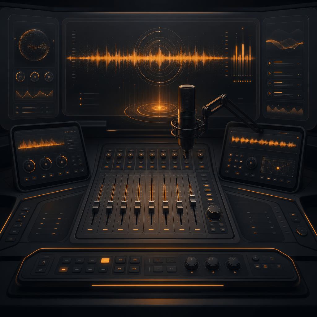 KolWavy Radio station console